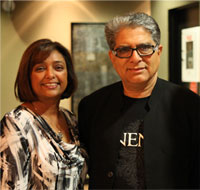 Nirmala Raniga, founder & Dr. Deepak Chopra, partner